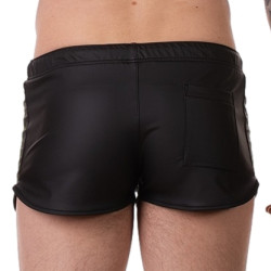 Barcode Berlin Short Byron Laboratory Noir-Jaune fluo